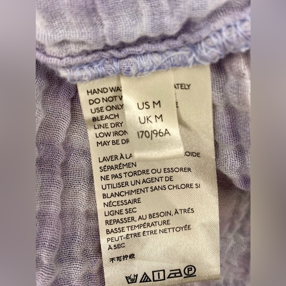 Anthropologie Pilcro Babydoll Periwinkle Blue Top. Size M - Picture 8 of 10